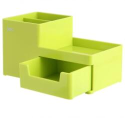 DELI Suport birou 3 compartimente + sertar vernil DELI (DLEZ25150)
