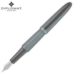 Diplomat Stilou DIPLOMAT Aero, cu penita M, din otel inoxidabil - grey (D-40314025)