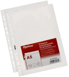 Optima Folie protectie pentru documente A5, 50 microni, 100 folii/set, Optima Classic - cristal (OP-502905000)