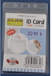 KEJEA Buzunar PVC, pentru ID carduri, 128 x 91 mm, vertical, 10 buc/set, KEJEA - cristal (KJ-T-839V) - ihtis