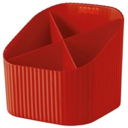 HAN Suport pentru instrumente de scris, 4 compartimente, HAN X-Loop - rosu (HA-17238-917)