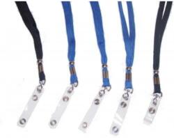 FARA MARCA Snur textil pt. ecuson cu capsa metalica, albastru (5940000020774)