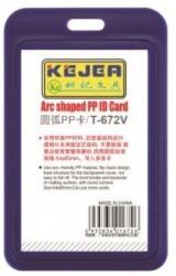 KEJEA Suport PP tip arc, pentru carduri, 55 x 85mm, vertical, 5 buc/set, KEJEA - bleumarin (KJ-T-672V) - ihtis