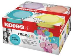 Kores Plastilina modelaj 4x40g culori pastel KORES (KO34242)