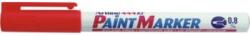 ARTLINE Marker cu vopsea ARTLINE 444XF, corp metalic, varf rotund 0.8mm - rosu (EK-444XF-RE) - ihtis