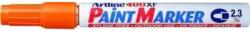 ARTLINE Marker cu vopsea ARTLINE 400XF, corp metalic, varf rotund 2.3mm - portocaliu (EK-400XF-OG) - ihtis
