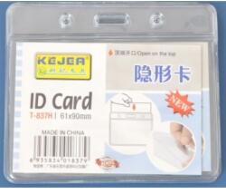 KEJEA Buzunar PVC, pentru ID carduri, 90 x 61mm, orizontal, 10 buc/set, KEJEA - cristal (KJ-T-837H) - ihtis