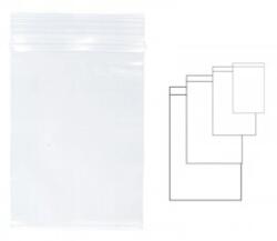 KANGARO Pungi plastic cu fermoar pentru sigilare, 160 x 230 mm, 100 buc/set, KANGARO - transparente (RD-341205) - ihtis