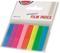 NOKI Stick index plastic transparent color 45 x 8 mm, 8 x 20 buc/set - 8 culori, NOKI (NK124010)