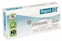 RAPID Capse RAPID Standard 23/ 6, 1000 buc/cutie - pentru 2-20 coli (RA-24869100)