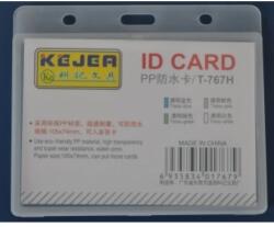 KEJEA Suport PP water proof, pentru carduri, 105 x 74mm, orizontal, 5 buc/set, KEJEA - transparent (KJ-T-767H) - ihtis