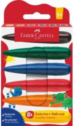 Faber-Castell Creioane cerate model degete 6 culori/set FABER-CASTELL (FC120409)