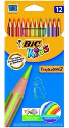 BIC Creioane colorate 12 culori/set BIC Tropicolors (BC832566)