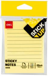 Deli Notes adeziv 76 x 101 mm 4 x 25 file R-V-G-A liniat DELI (DLEA046)
