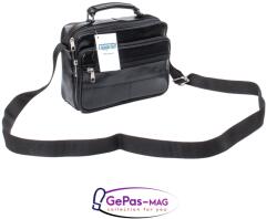 Gentomix Borseta barbati, piele naturala mod GTX 30 negru