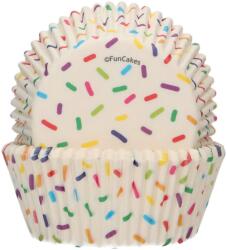 Funcakes Coșulețe pentru brioșe - Party Sprinkles 48 buc