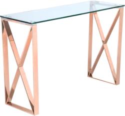 Settimo Consola moderna cu baza auriu rose Manhattan 120 x 40 cm (EV071)