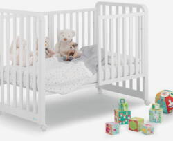  Patut Azzurra Design Glam lava 8 in 1 complet accesorizat transformabil- alaturi de bebelusi de la 0 la 3 ani Alb