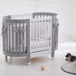 Raffaello Design Patut Bebe Raffaello Design Oval Evolutiv Giulia Grigio