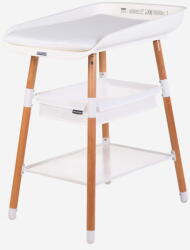 Childhome Masuta de infasat Childhome Evolux Natural Alb