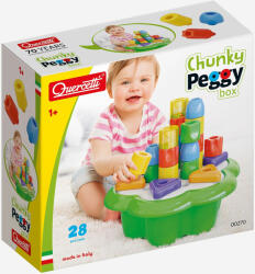Quercetti Set Constructie Chunky Peggy 28 Piese 1 - 4 Ani