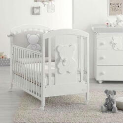 Azzurra Design Patut Bebelusi Azzurra Funky, Culoare Alb