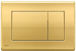 Alcadrain Clapeta de actionare, Alcadrain, Basic, M275, cu doua volume, auriu lucios (M275) - klassconfort