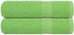 vidaXL Кърпи за баня FROGN 2 бр. Ябълково зелени 100x150 см 360 г/м2 (137028)