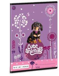 Ars Una Cute Animals: Puppy A/5 1. osztályos 32 lapos vonalas füzet