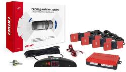 AMiO Tolatóradar Led Kijelzővel 4 Darab Fekete 16.5 mm-es Szenzorral