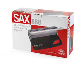 Sax Spirálozógép Műanyag Spirálkötés 120lap Lyukasztás 8lap Sax 888 (7400010000) - cartridge