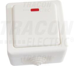 TRACON Buton pentru sonerie PT, cu lumina de semnalizare TR-PH07L 10AX/250VAC, IP54, (N101) (TR-PH07L)