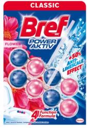 Bref WC illatosító 2 x 50 g golyós Power Aktiv Bref Flower Blossom - irodamarket