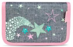 Belmil Shine Bright szürke-rózsaszín csillagok kihajtható tolltartó (BL33572148L)