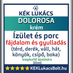 Kék-Lukács Dolorosa Ízület és Porc krém 30 ml