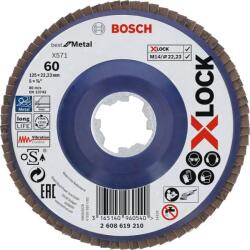 Bosch legyező csiszoló ¤125 p60 x-lock 2608619210