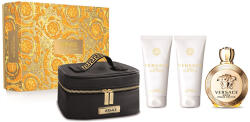 Versace Eros Pour Femme - EDP 100 ml + testápoló 100 ml + tusfürdő 100 ml + kozmetikai táska