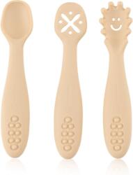 Petite&Mars Take&Match 6m+ kiskanál gyermekeknek Desert Sand 3 db