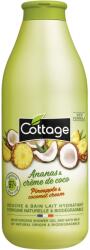 Cottage tusfürdő és fürdőtej, Ananász és Kókusz, 750ml