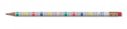 KOH-I-NOOR Grafitceruza radírral, HB, kerek, szorzótáblával, '1231' (TKOH12311) (TKOH12311)