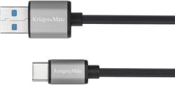 Krüger&Matz USB 3.0 - USB Type-C kábel, 5G, 1 méter (KM1244)