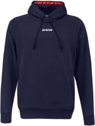 CCM Team Fleece Pullover Hoodie Navy Férfi-melegítőfelső S