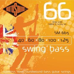 Rotosound SM665 Basszusgitár húrkészlet, rozsdamentes acél, 5 húr, 40 60 80 100 125 (SM665)