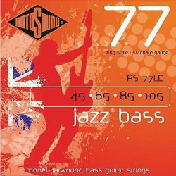 Rotosound RS77LD Basszusgitár húrkészlet, 45 65 85 105, Monel, flatwound, Long Scale (RS77LD)