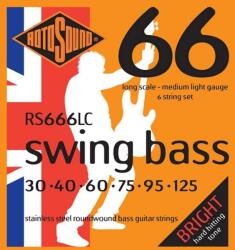 Rotosound RS666LC Basszusgitár húrkészlet, rozsdamentes acél, 6 húr, 30 40 60 75 95 125 (RS666LC)