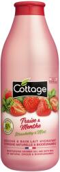 Cottage Cottag Tusfürdő és fürdőtej, Eper és Menta, 750ml