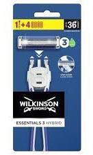 Wilkinson Essential3 Hybrid borotva készülék+ 4 db betét (4027800513505)