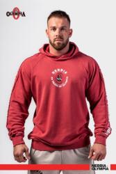 NEBBIA Washed Hoodie HERITAGE 793 - red (M) - NEBBIA