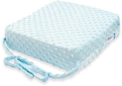 NEW BABY Ülésmagasító cipzáras levehető puha huzattal, Minky kék (2-56744)