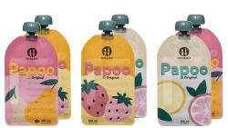 Petite&Mars Set de pungi, Petite&Mars, Papoo, Pentru mancare, Reutilizabile, Perfect pentru calatorii, Fara BPA, 150 ml, Multicolor (901999) Set pentru masa bebelusi